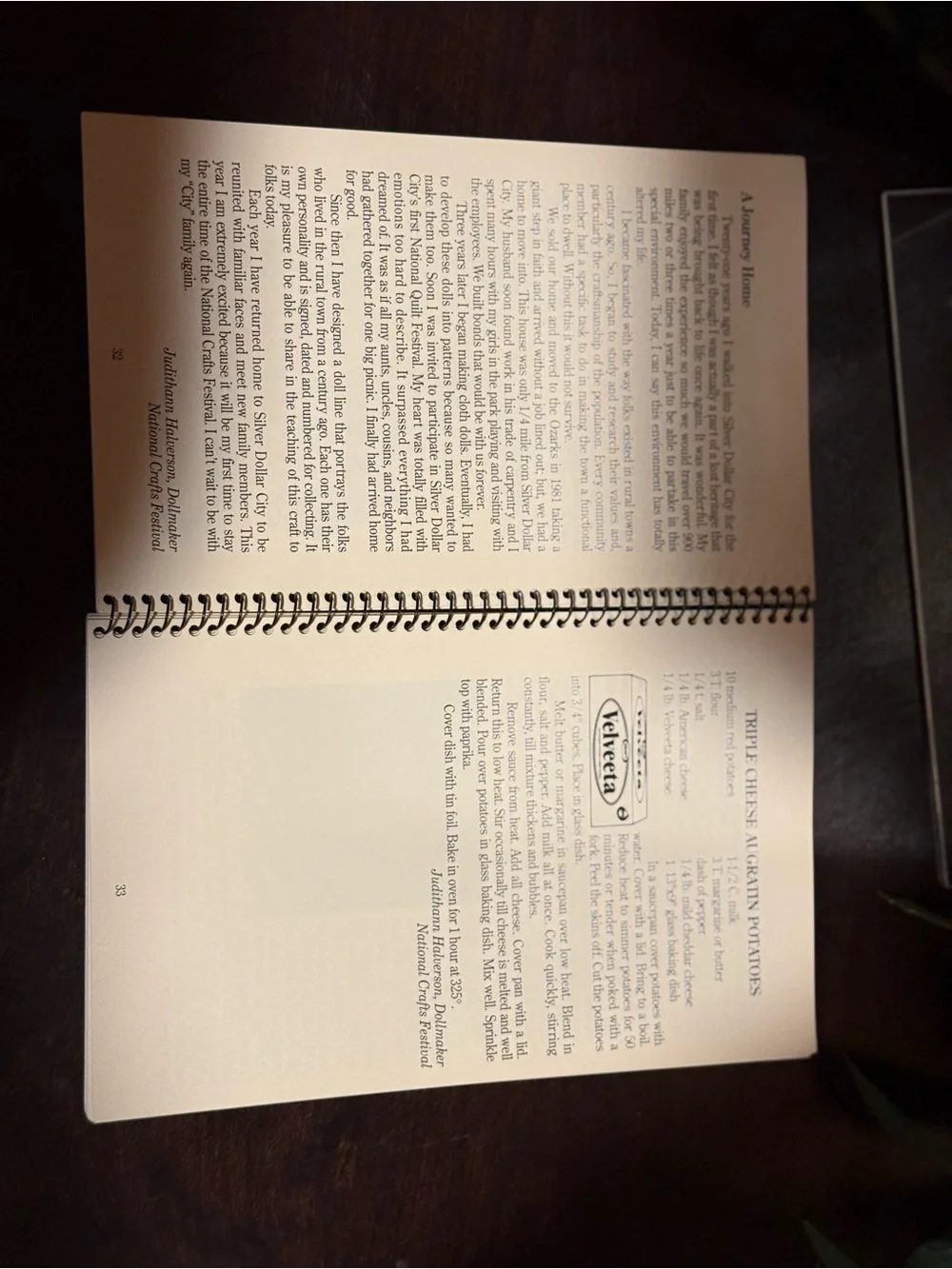 's Reunion Cookbook - Navy Blue Spiral-Bound